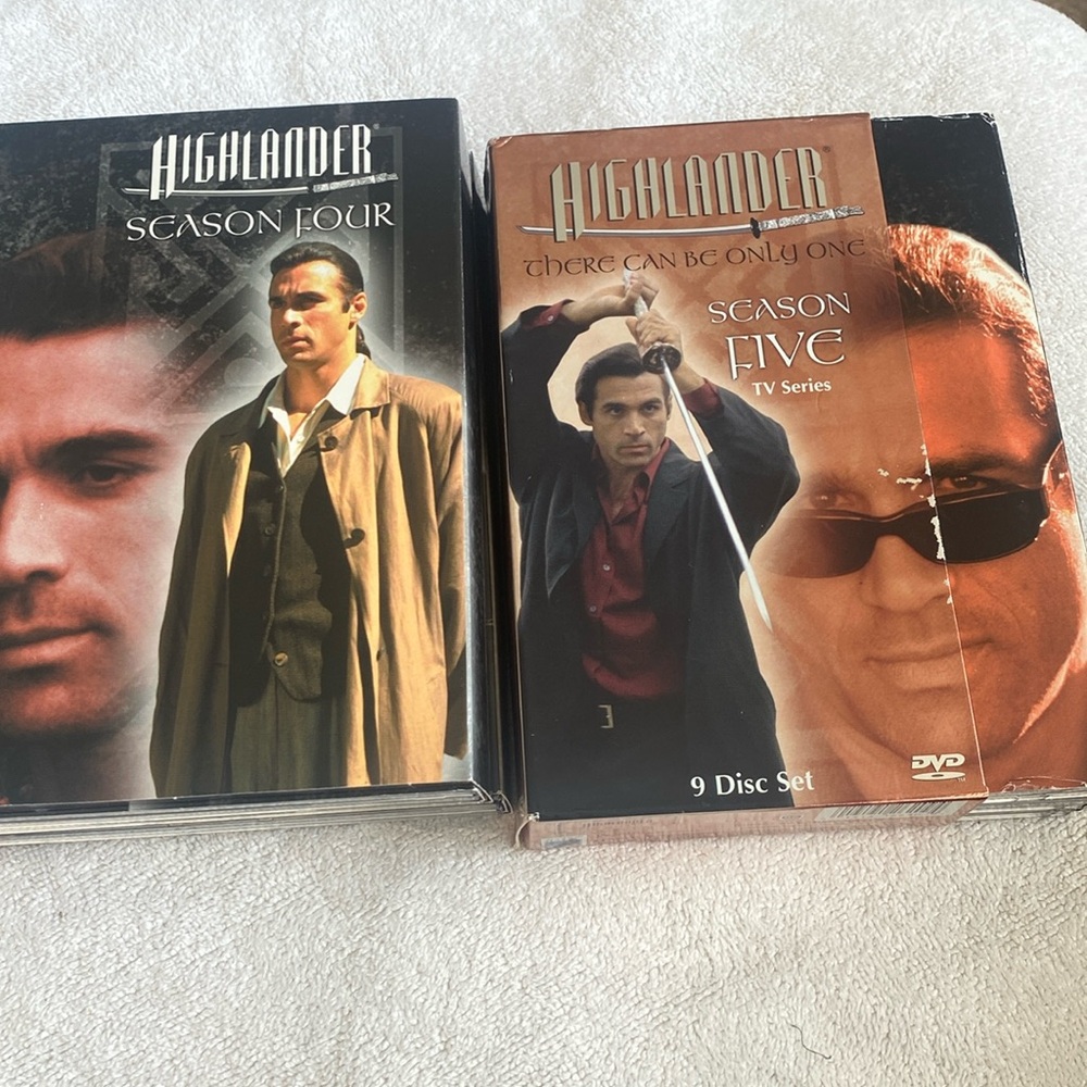 Highlander: The Series 2001 Dvd Season 4‎ and 6 (Tested and Working)